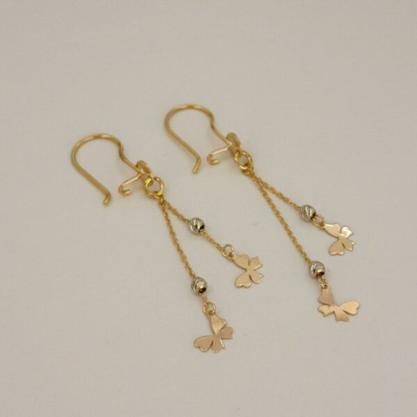 گوشواره آویز طرح پروانه 16483